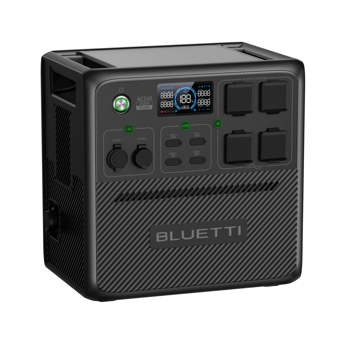 BLUETTI AC240 Portable Power Station | 2,400W 1,536Wh