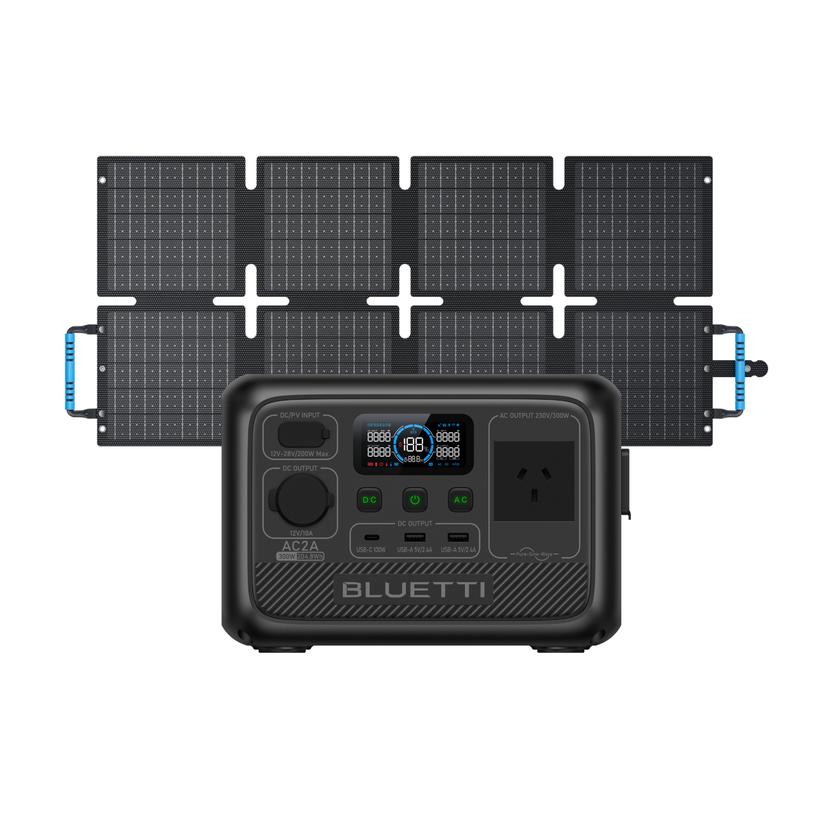 BLUETTI AC2A Portable Power Station | 300W 204Wh