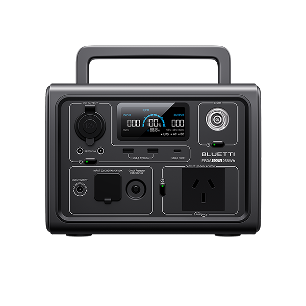 BLUETTI EB3A Portable Power Station | 600W 268Wh