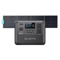 AC70 portable power station and 200W solar panel bundle for off-grid camping, 4WD trips, and backup power