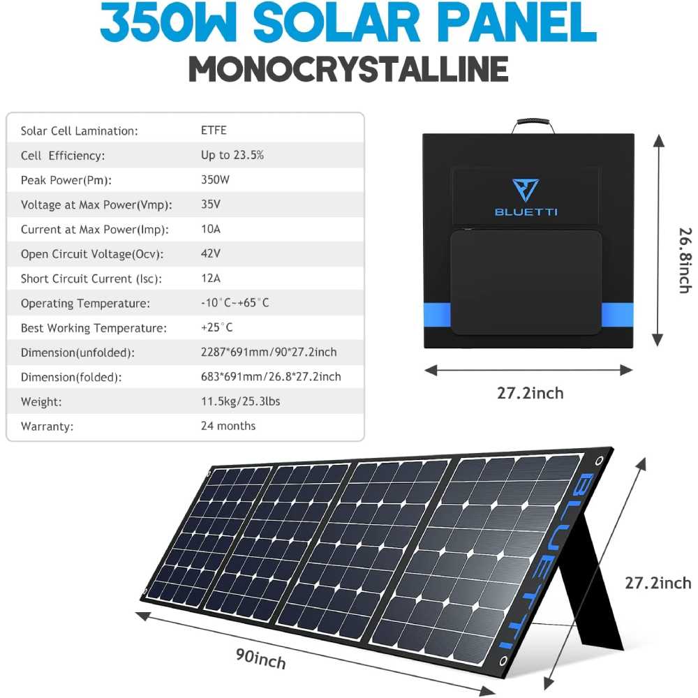 BLUETTI SP350 Solar Panels | 350W