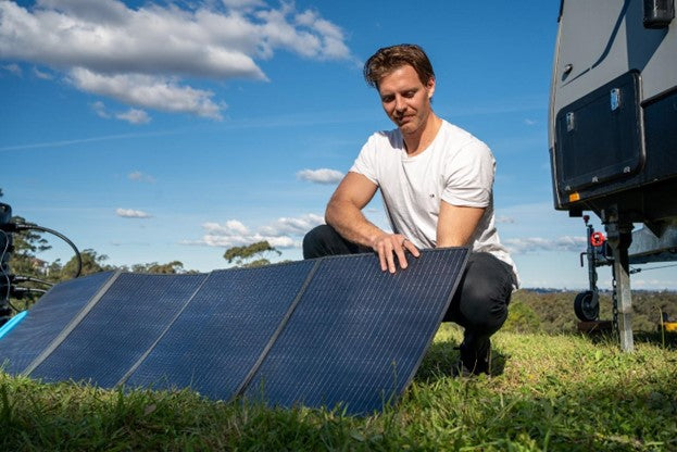 portable solar panels for your off grid cabin