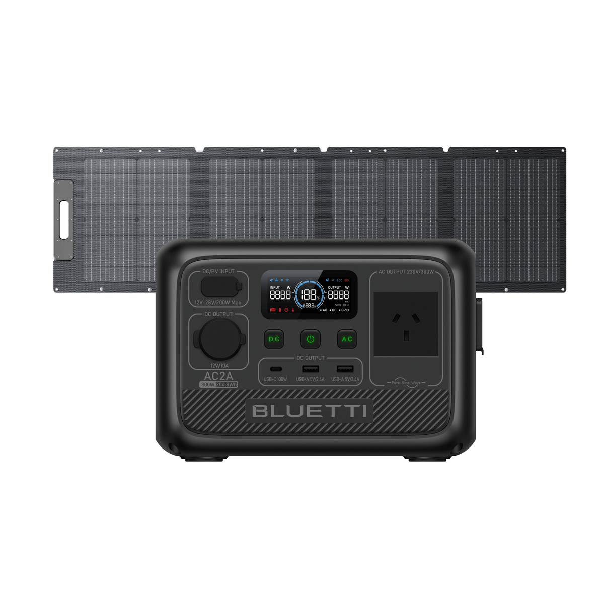 BLUETTI AC2A Portable Power Station | 300W 204Wh