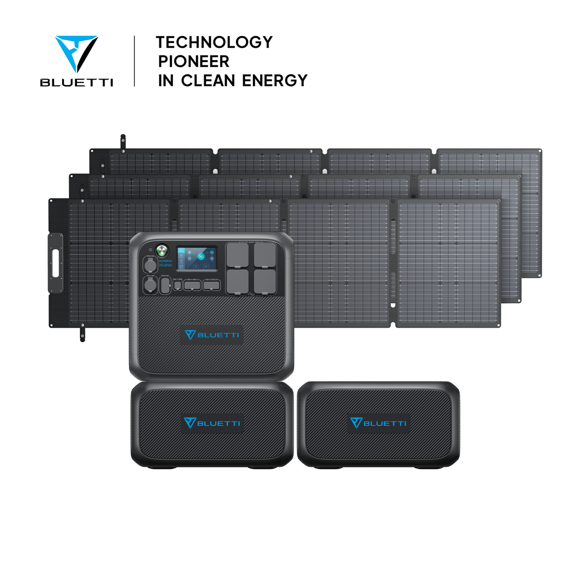 [Phased Out] BLUETTI AC200MAX + 2*B230 + Solar Panels | Solar Generator Kit
