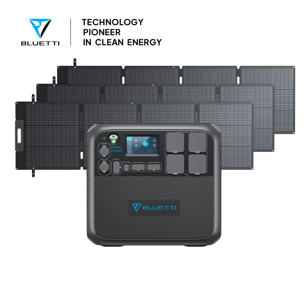 [Phased Out] BLUETTI AC200MAX + Solar Panels | Solar Generator Kit