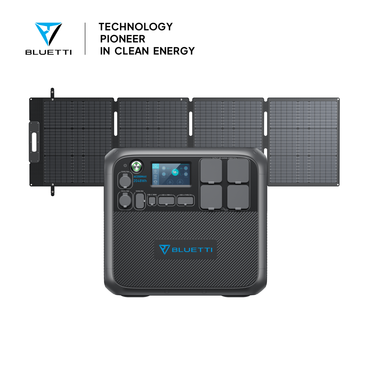 [Phased Out] BLUETTI AC200MAX + Solar Panels | Solar Generator Kit