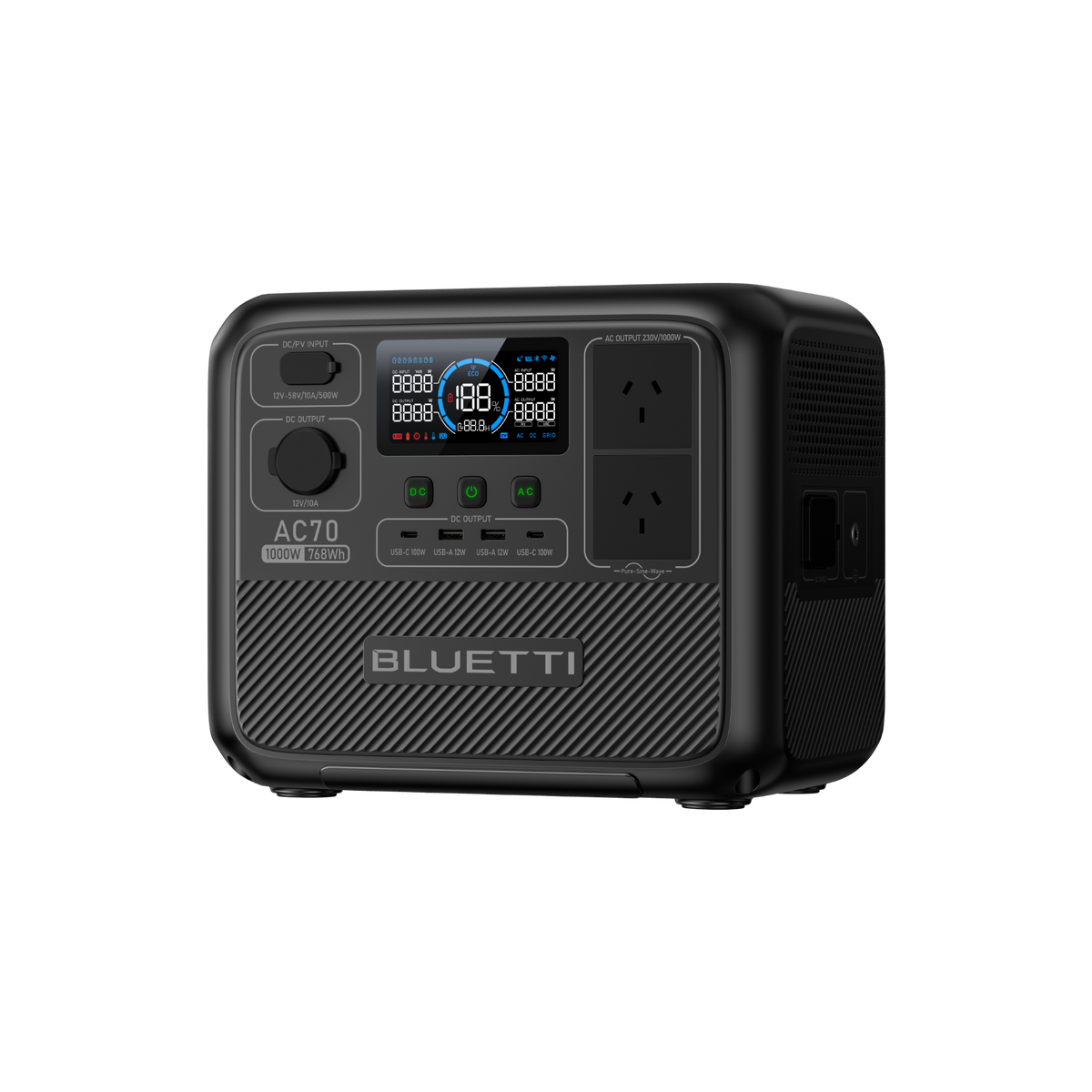 BLUETTI AC70 Portable Power Station | 1,000W 768Wh