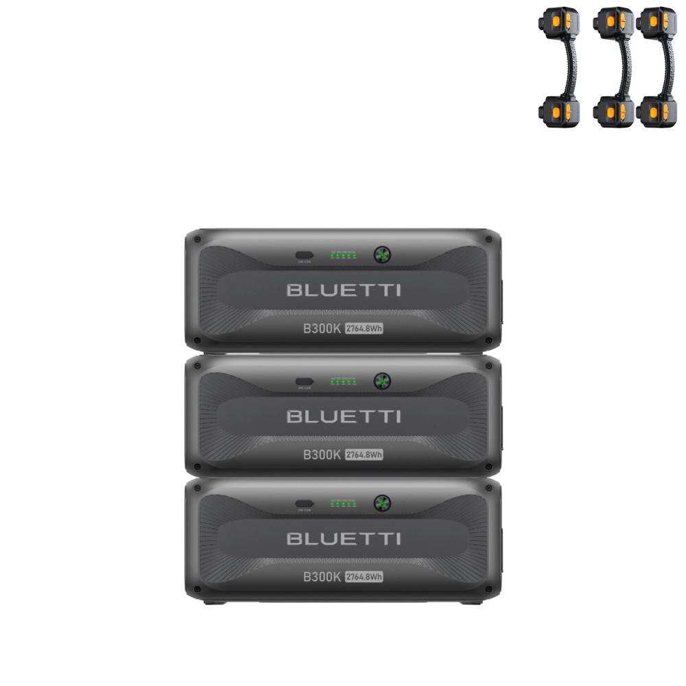 BLUETTI 3*B300K Expansion Battery(CA90 Short Cable) | 8,294.4Wh
