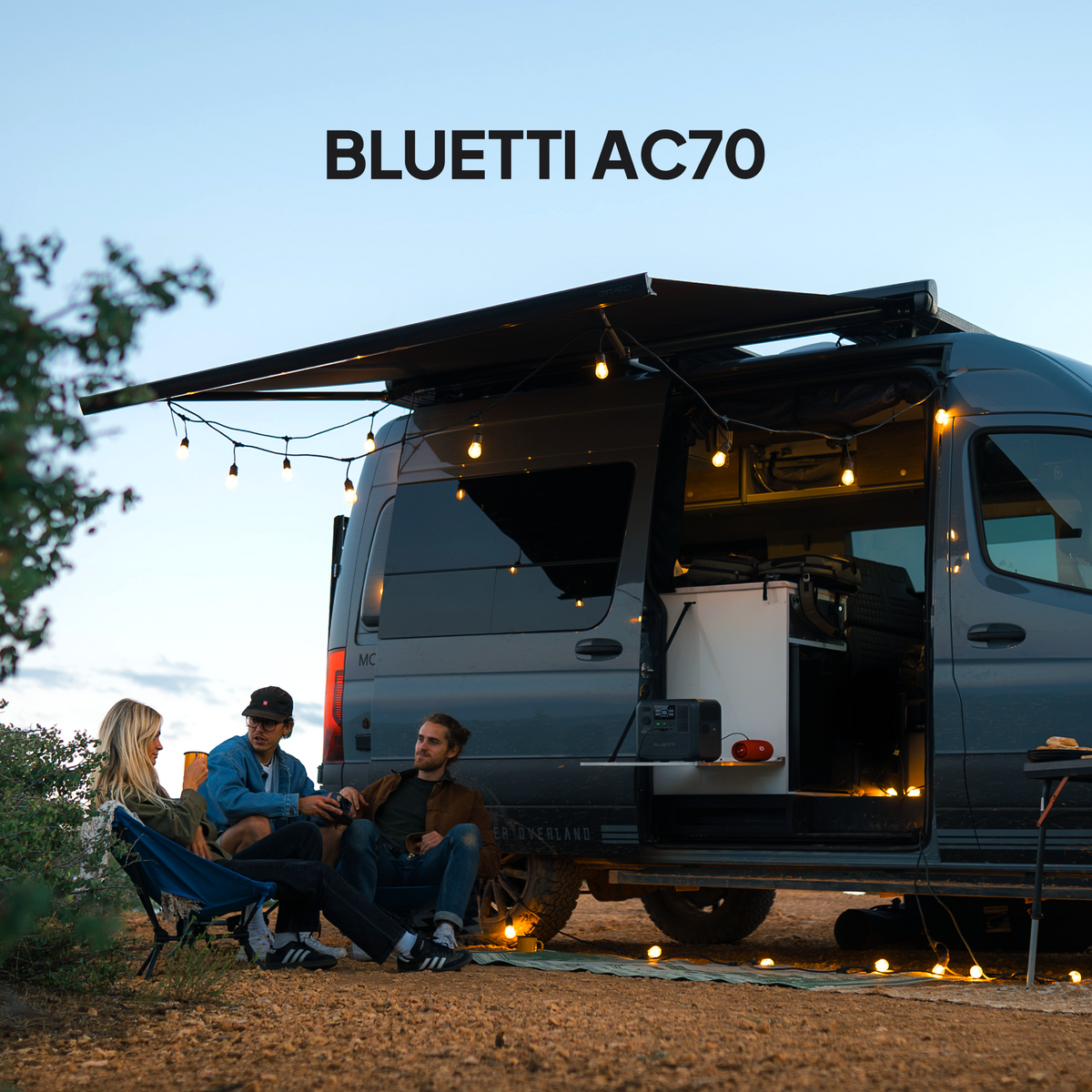 BLUETTI AC70 Portable Power Station | 1,000W 768Wh