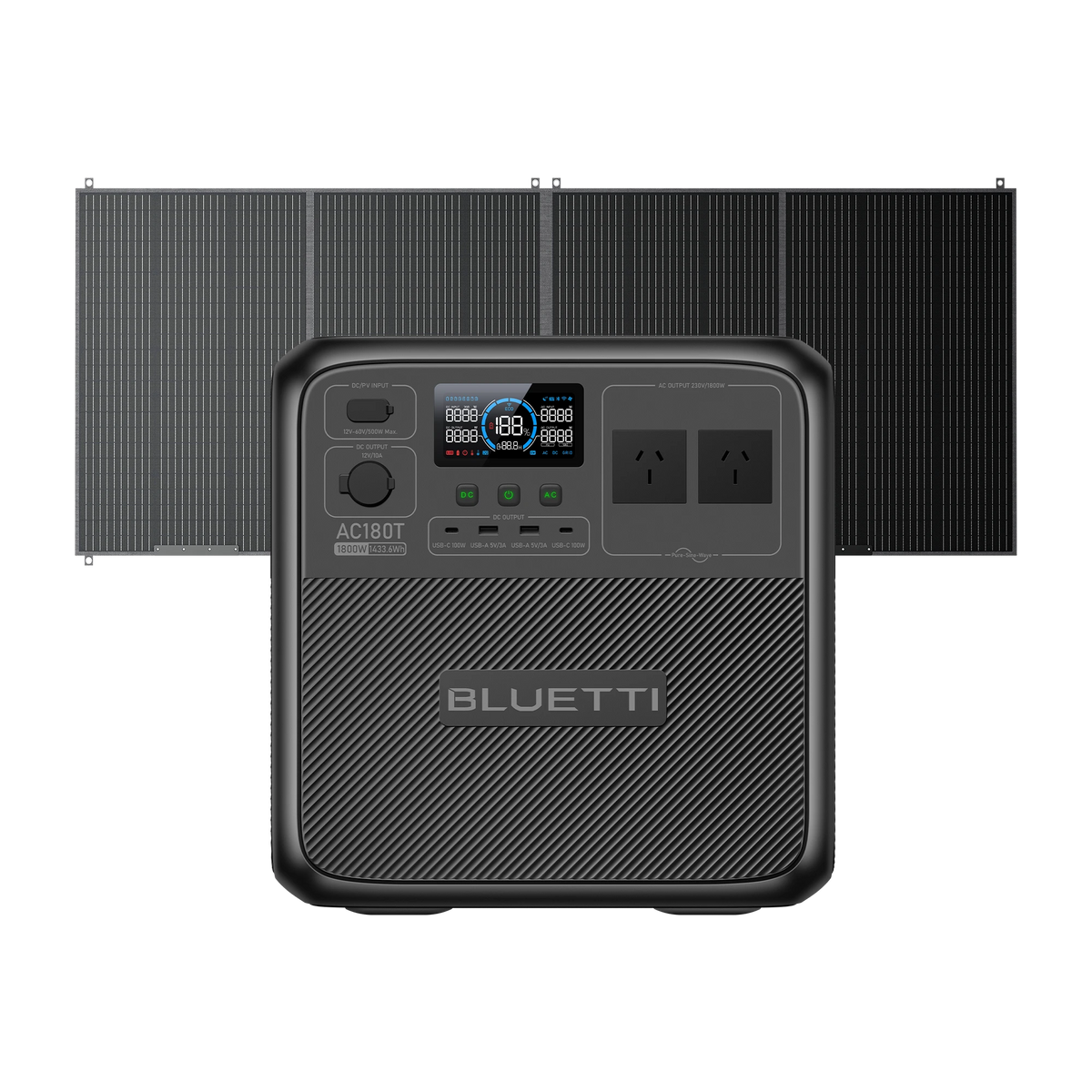 BLUETTI AC180T Portable Power Station | 1,800W 1,433.6Wh