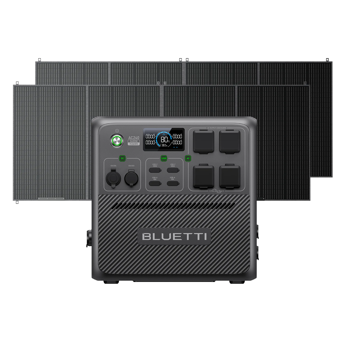 BLUETTI AC240 Portable Power Station | 2,400W 1,536Wh