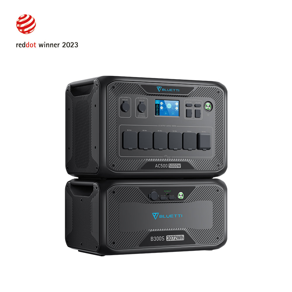 BLUETTI AC500 + 2*B300S | Solar Generator Kits( Renew )