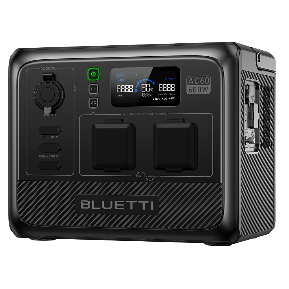 BLUETTI AC60 Portable Power Station | 600W 403Wh
