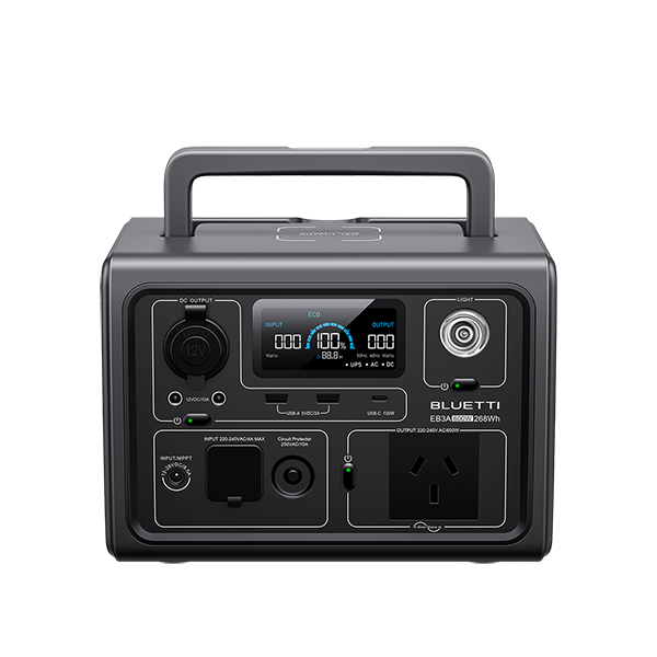 BLUETTI EB3A Portable Power Station | 600W 268Wh