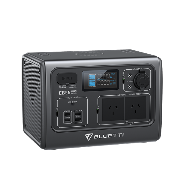 BLUETTI EB55 Portable Power Station | 700W 537Wh