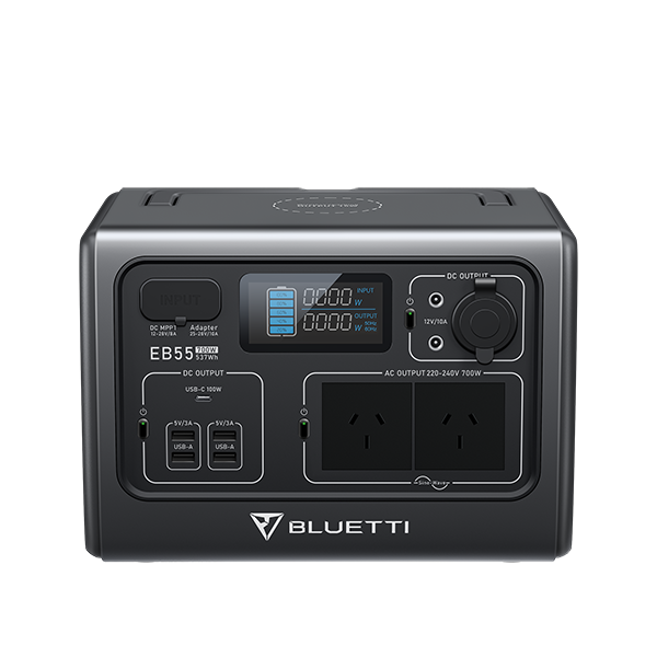 BLUETTI EB55 Portable Power Station | 700W 537Wh