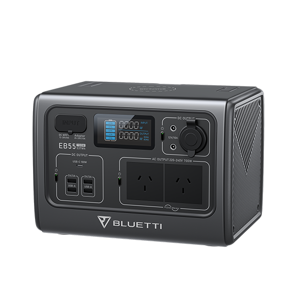 BLUETTI EB55 Portable Power Station | 700W 537Wh