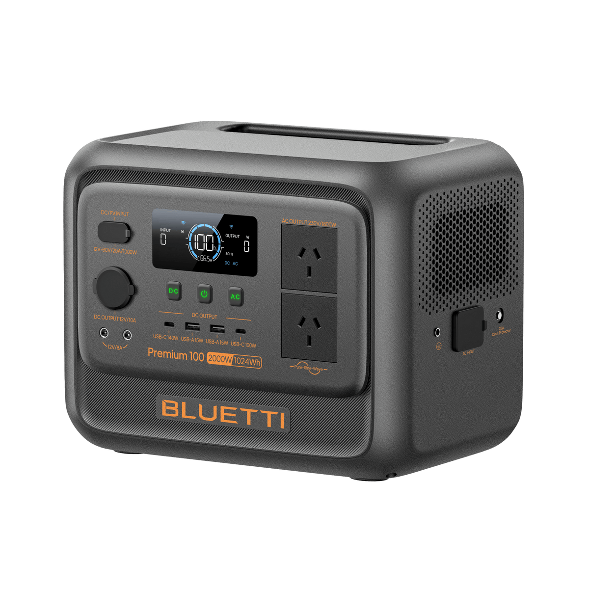 BLUETTI Premium 100 V2 Portable Power Station | 2,000W 1,024Wh - BLUETTI AU