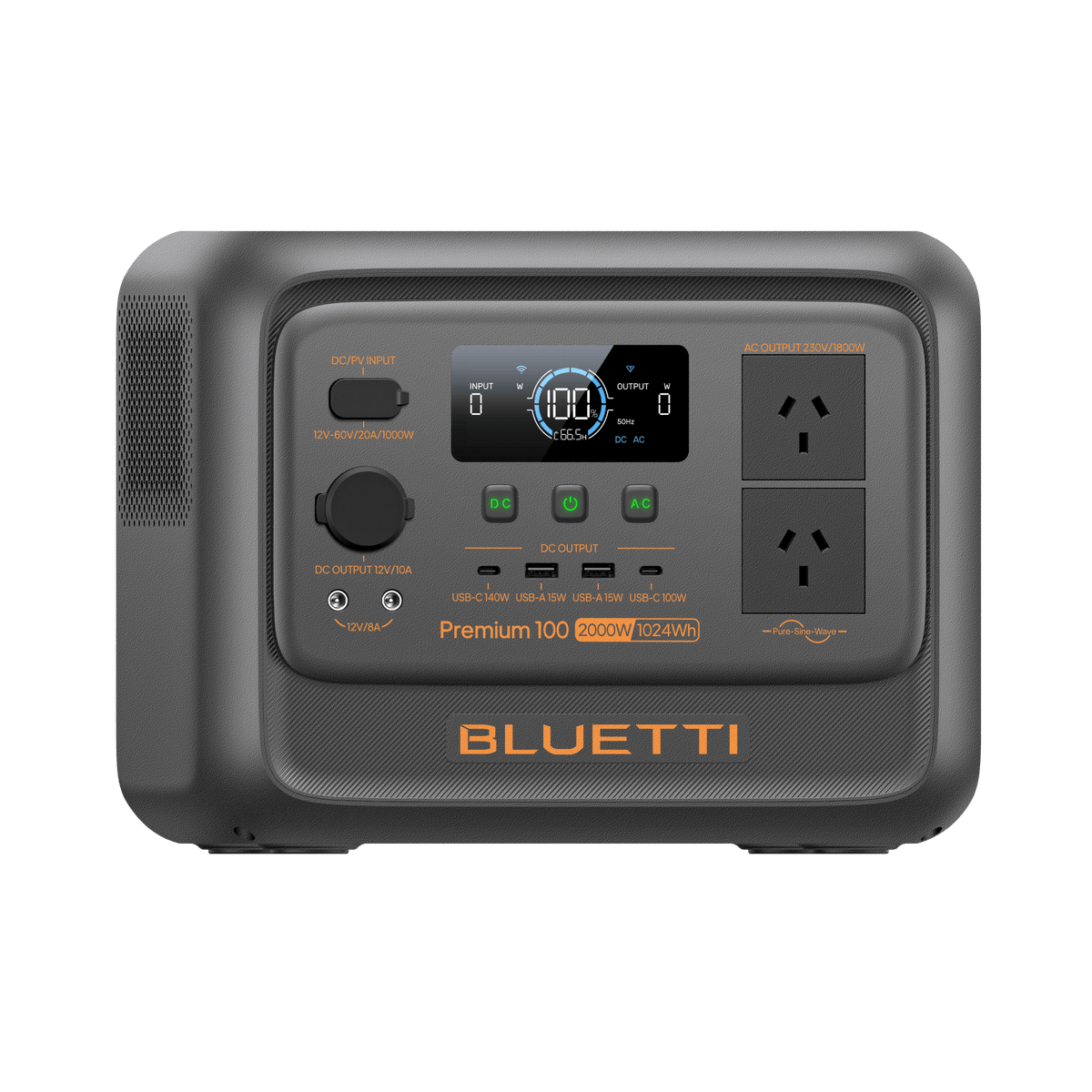 BLUETTI Premium 100 V2 Portable Power Station | 2,000W 1,024Wh