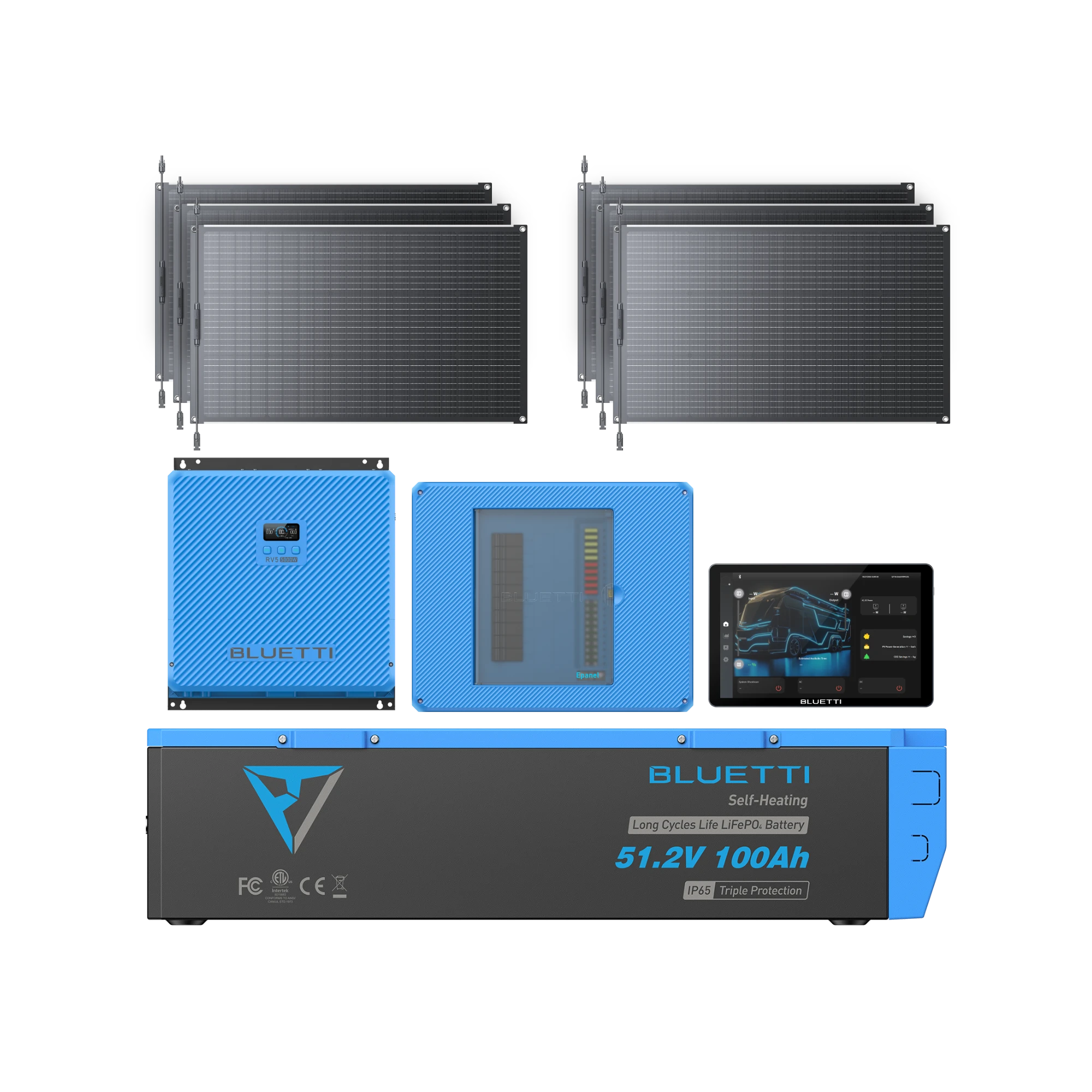 RV5+B4810+Epanel+Epad+3×200W - BLUETTI AU