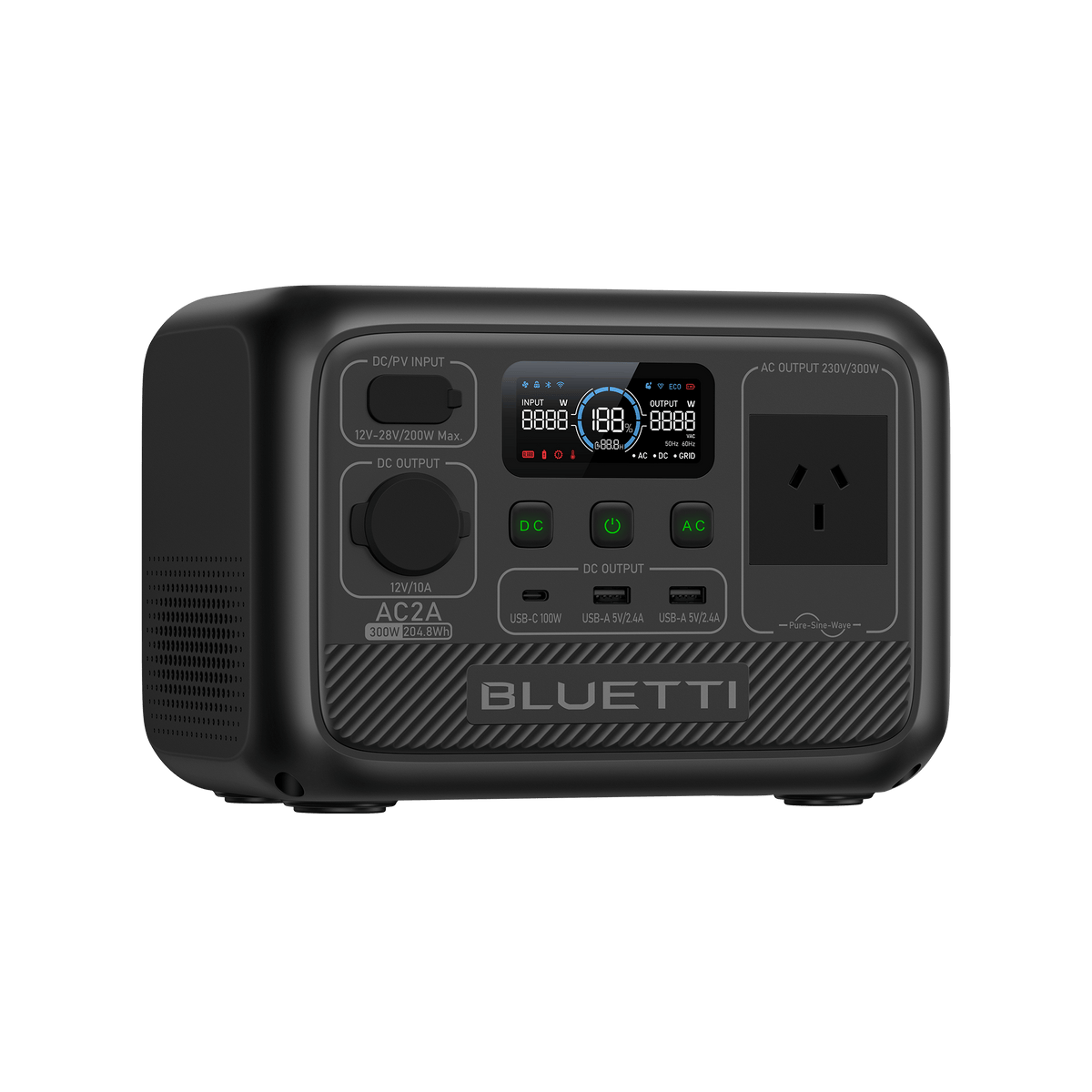 BLUETTI AC2A Portable Power Station | 300W 204Wh
