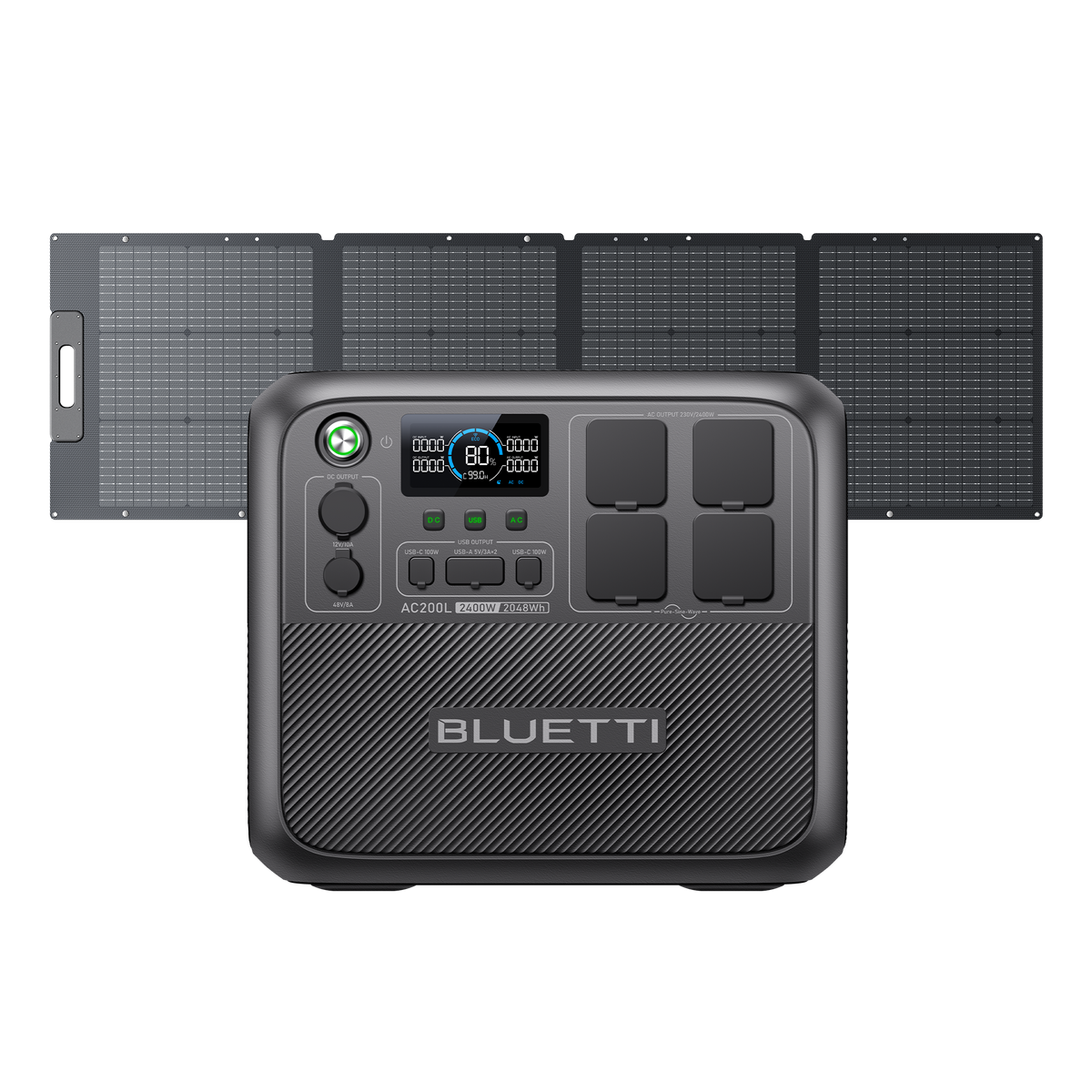 BLUETTI AC200L with PV200 Solar Panel – Reliable Portable Power for Camping and Outdoors