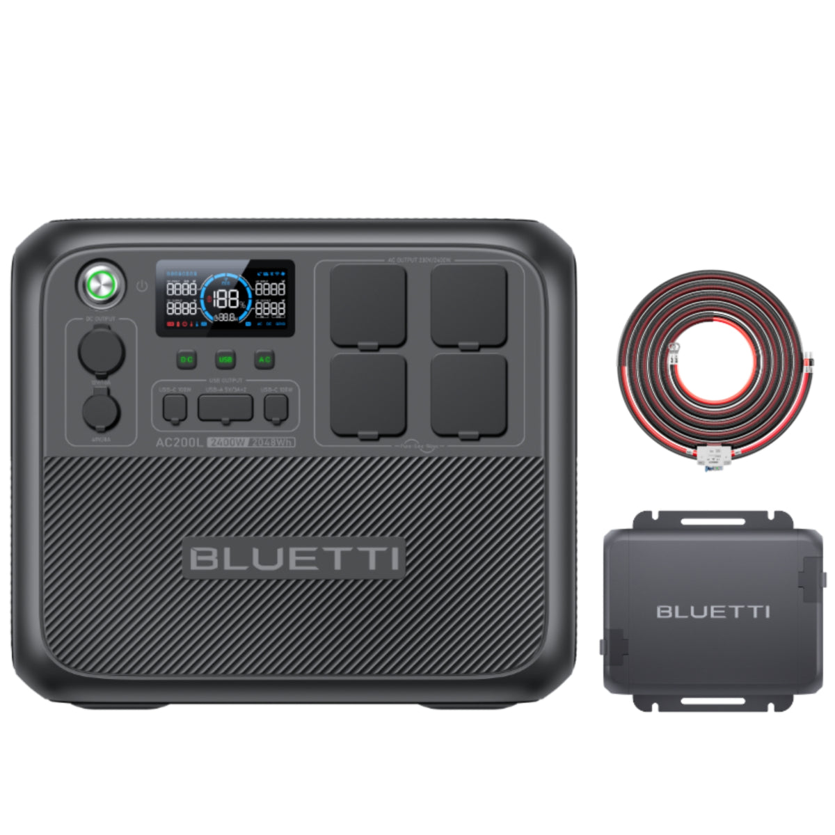 AC200L portable power station with Charger 1