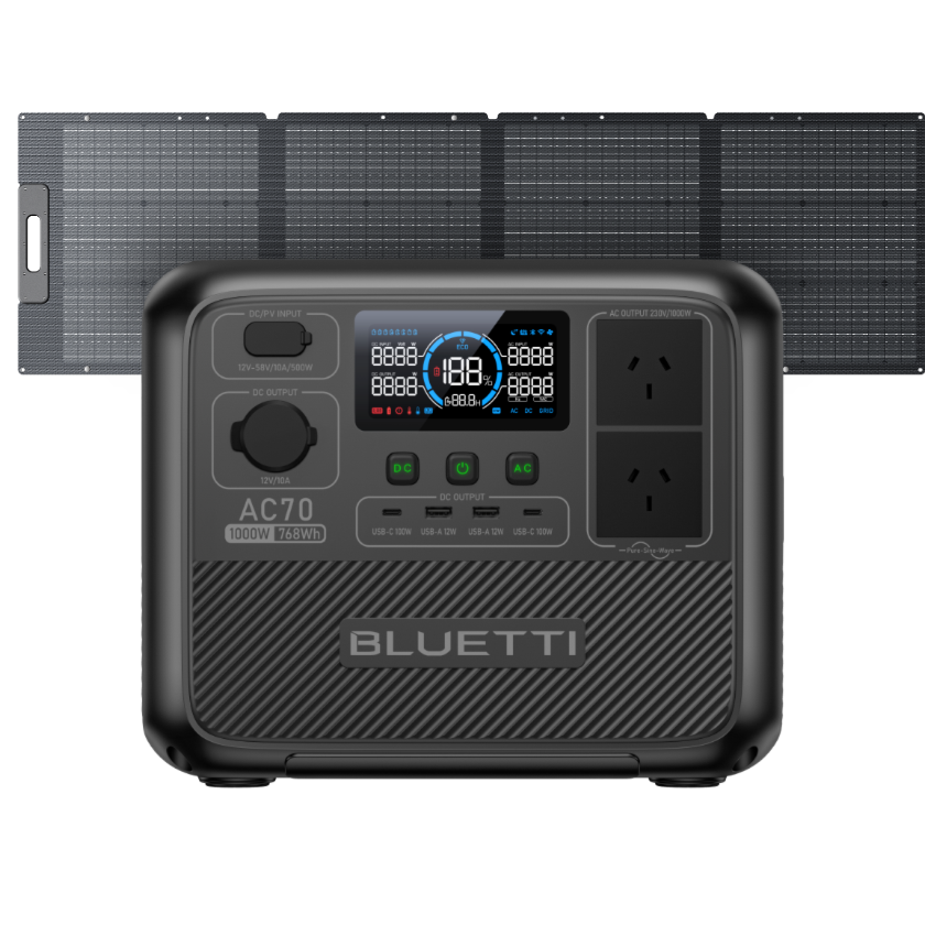 BLUETTI AC70 Portable Power Station | 1,000W 768Wh
