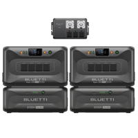 BLUETTI dual Apex 300 with dual B300K and Hub A1 home backup system for whole-house power security