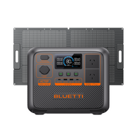 BLUETTI AC70P solar generator bundle with PV100 panel, efficient charging for home and travel