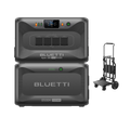 BLUETTI Apex 300 with B500K battery and foldable trolley for convenient mobility