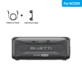 BLUETTI B300K expansion battery pack with P090D to P150D cable, compatible with AC500 power station.