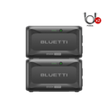 Dual BLUETTI B500K batteries with P090A adapter cable.