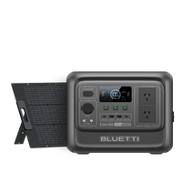 BLUETTI Elite 100 V2 with 200W solar panel generator kit for camping and home backup