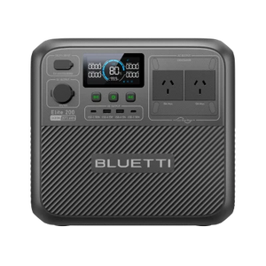 BLUETTI Elite 200 V2 portable power station with large capacity for home and outdoor power supply