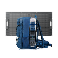 BLUETTI Handsfree1 power station with PV100 solar panel, lightweight portable generator for outdoor activities