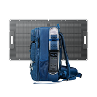 BLUETTI Handsfree2 power station with PV100 solar panel, portable energy solution for camping and work