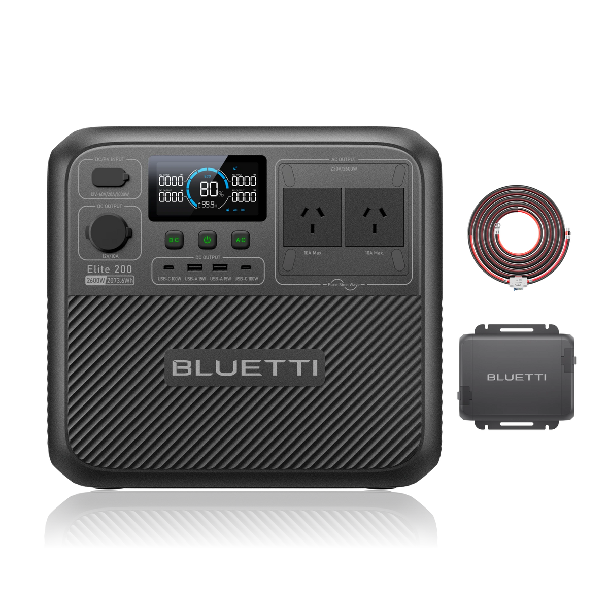 BLUETTI Elite 200 V2+Charger 1 Alternator Charger