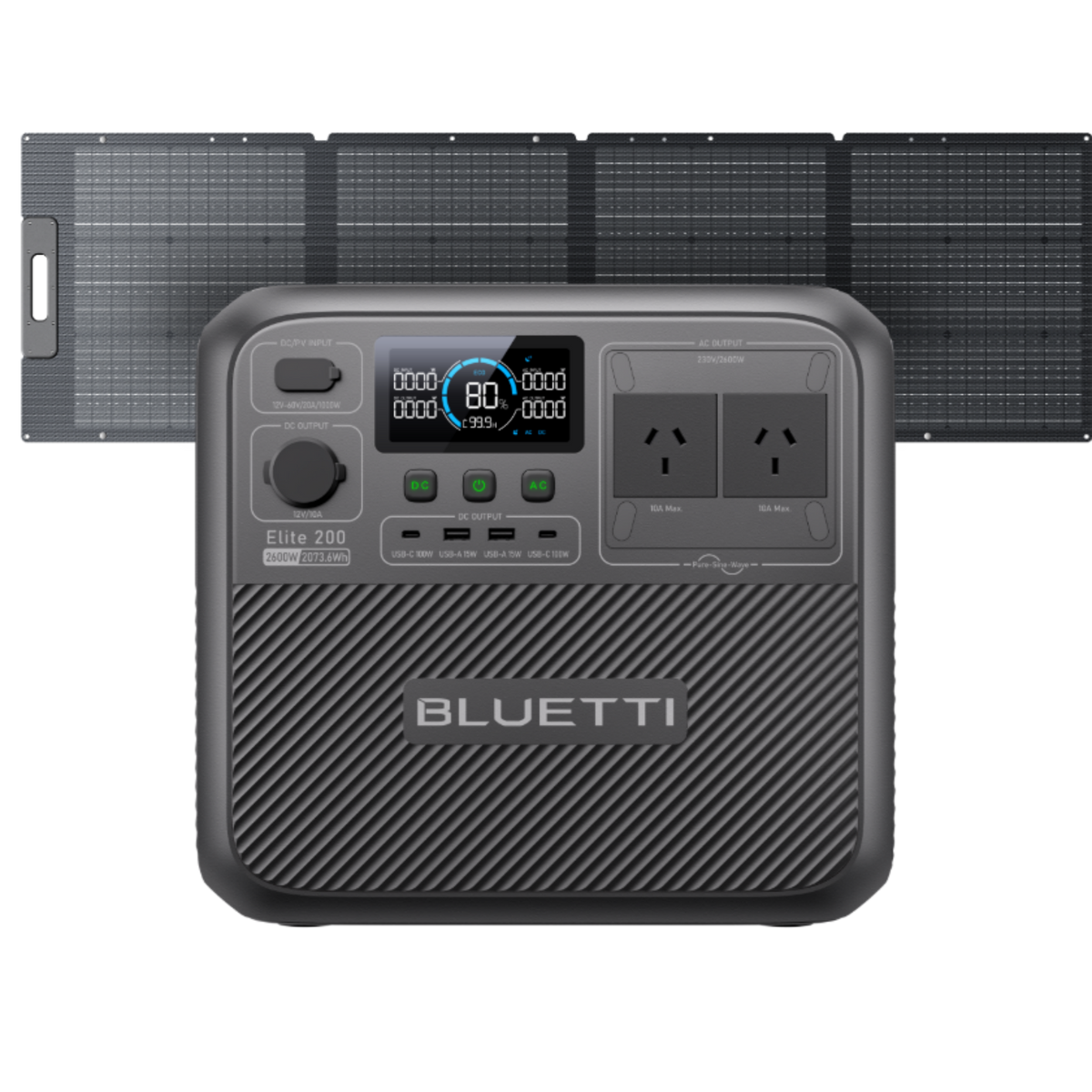BLUETTI Elite 200 V2+PV200 | Solar Generator Kit