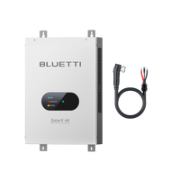 SolarX 4K solar panel with P090D cable for fast connection to BLUETTI power stations and off-grid charging
