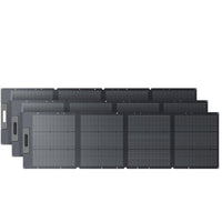 Triple PV200D portable solar panels for outdoor use