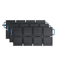 Triple PV60F foldable solar panels for portable outdoor use 